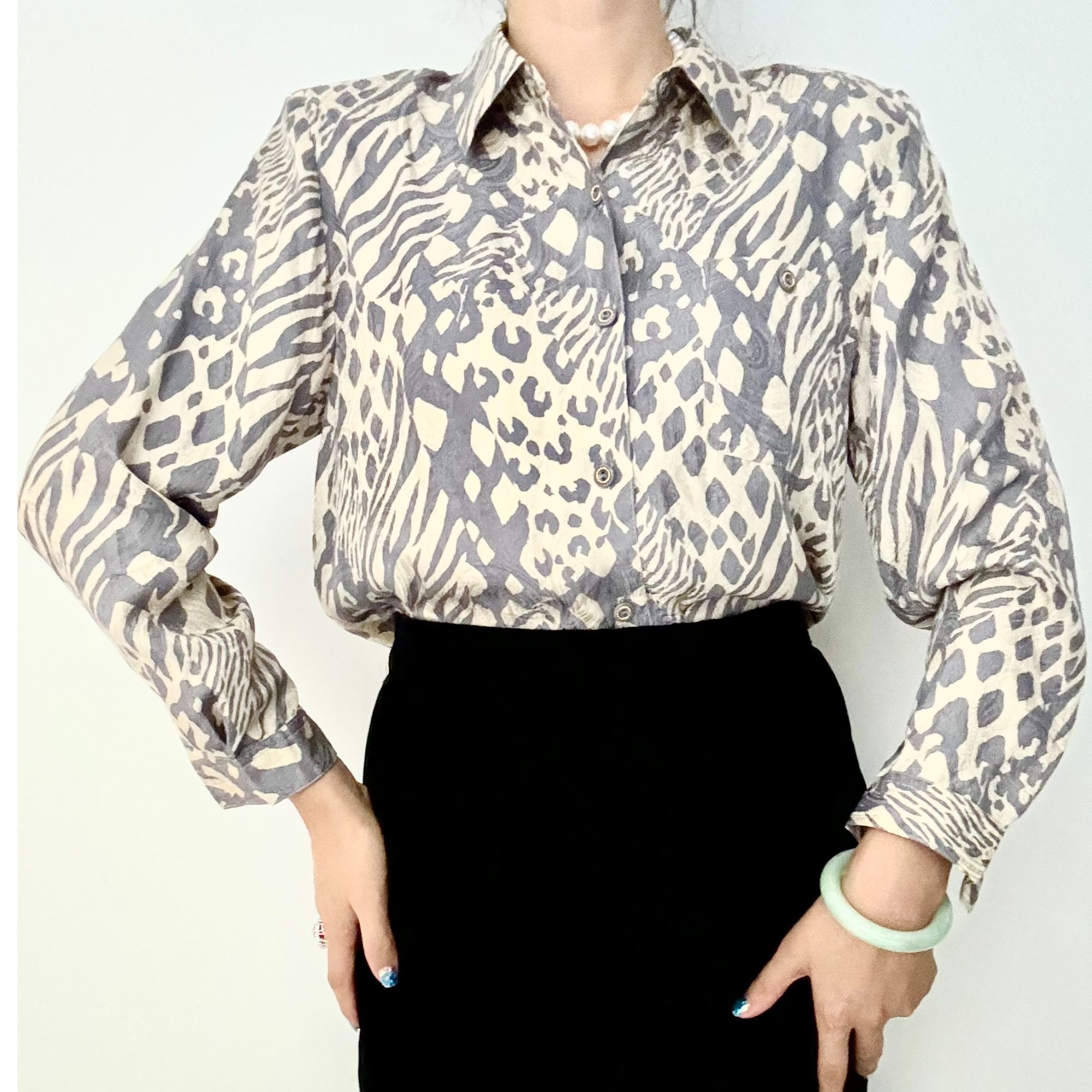 【趴菜Vintage】夏季薄款衬衫马甲短裙