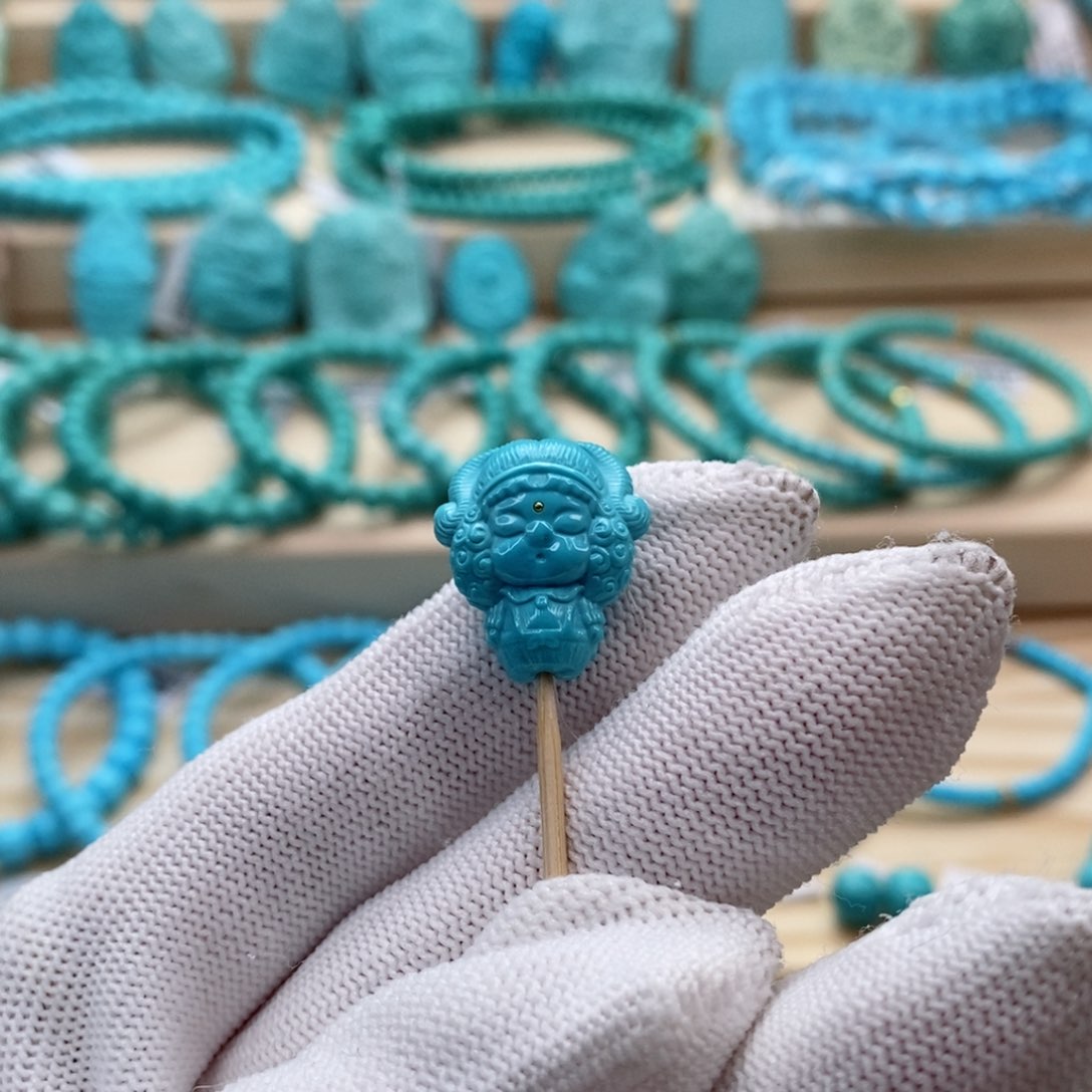 绿松石珠宝奇石未镶嵌