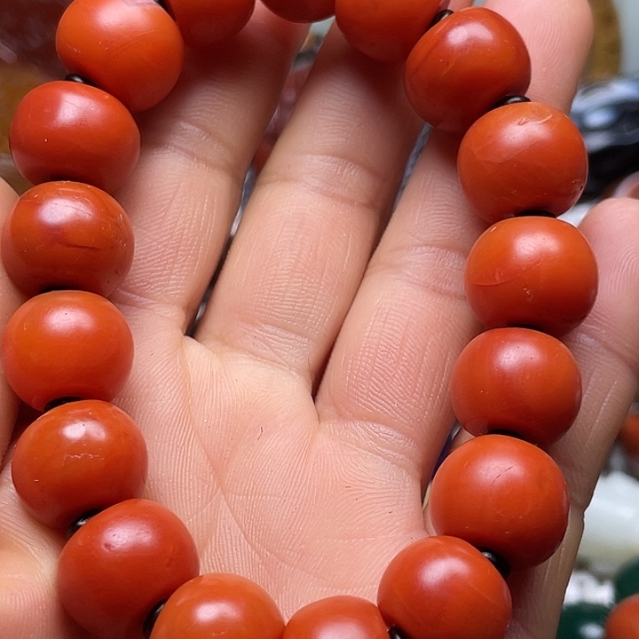 H***C南红玛瑙未镶嵌颈饰