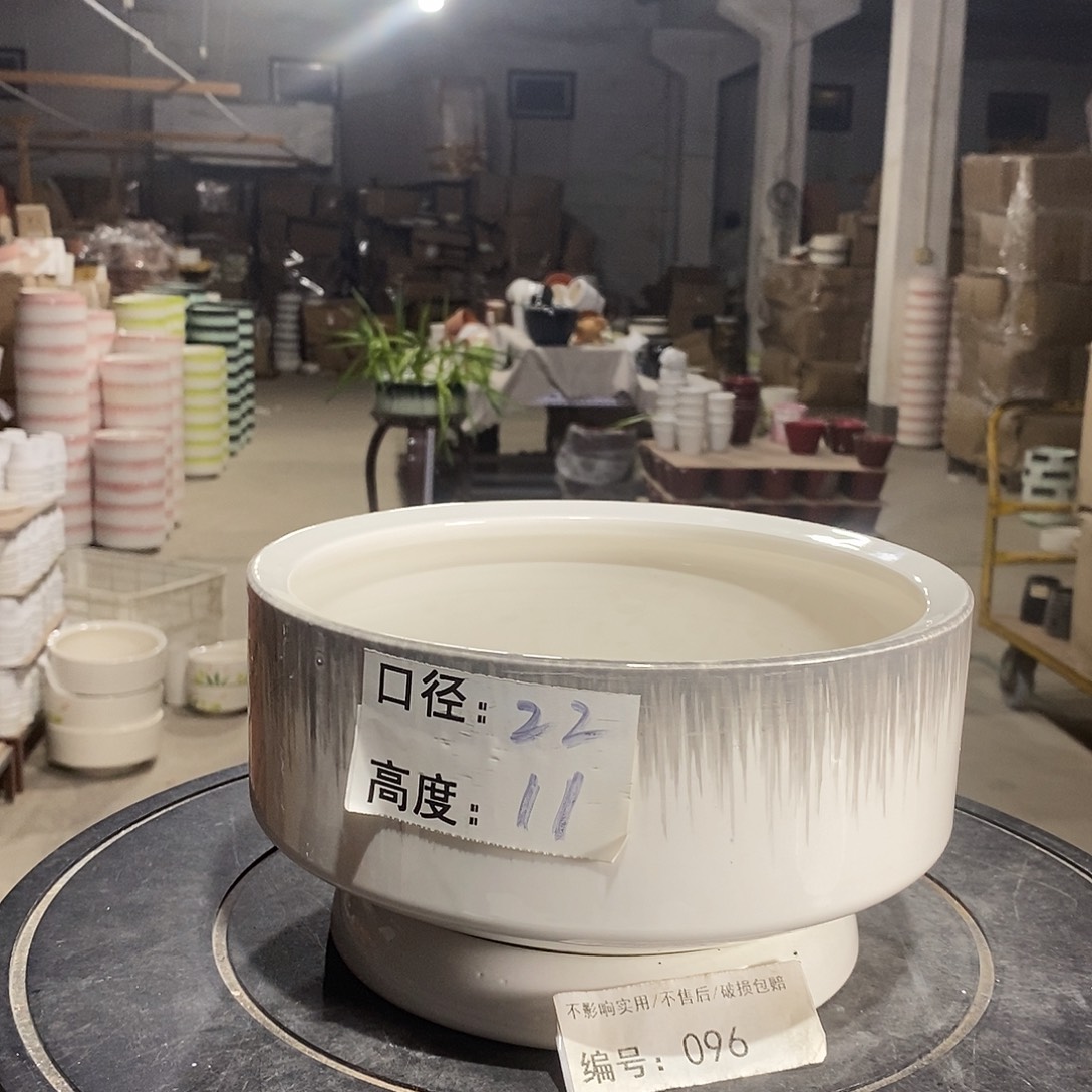 微瑕花盆-096-口22×11-1个