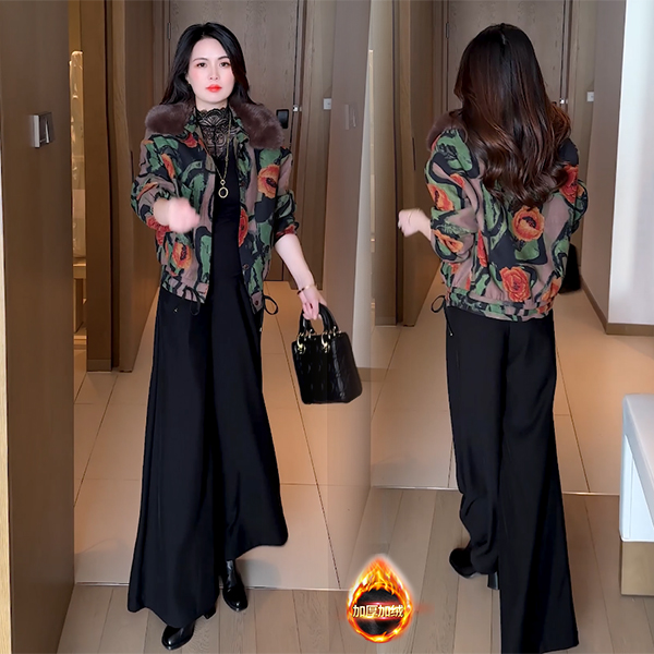 【有运费险】2025秋冬新款休闲显瘦时尚气质洋气加绒长袖短外套10