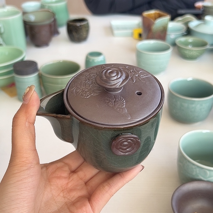 小米茶器龙泉青瓷