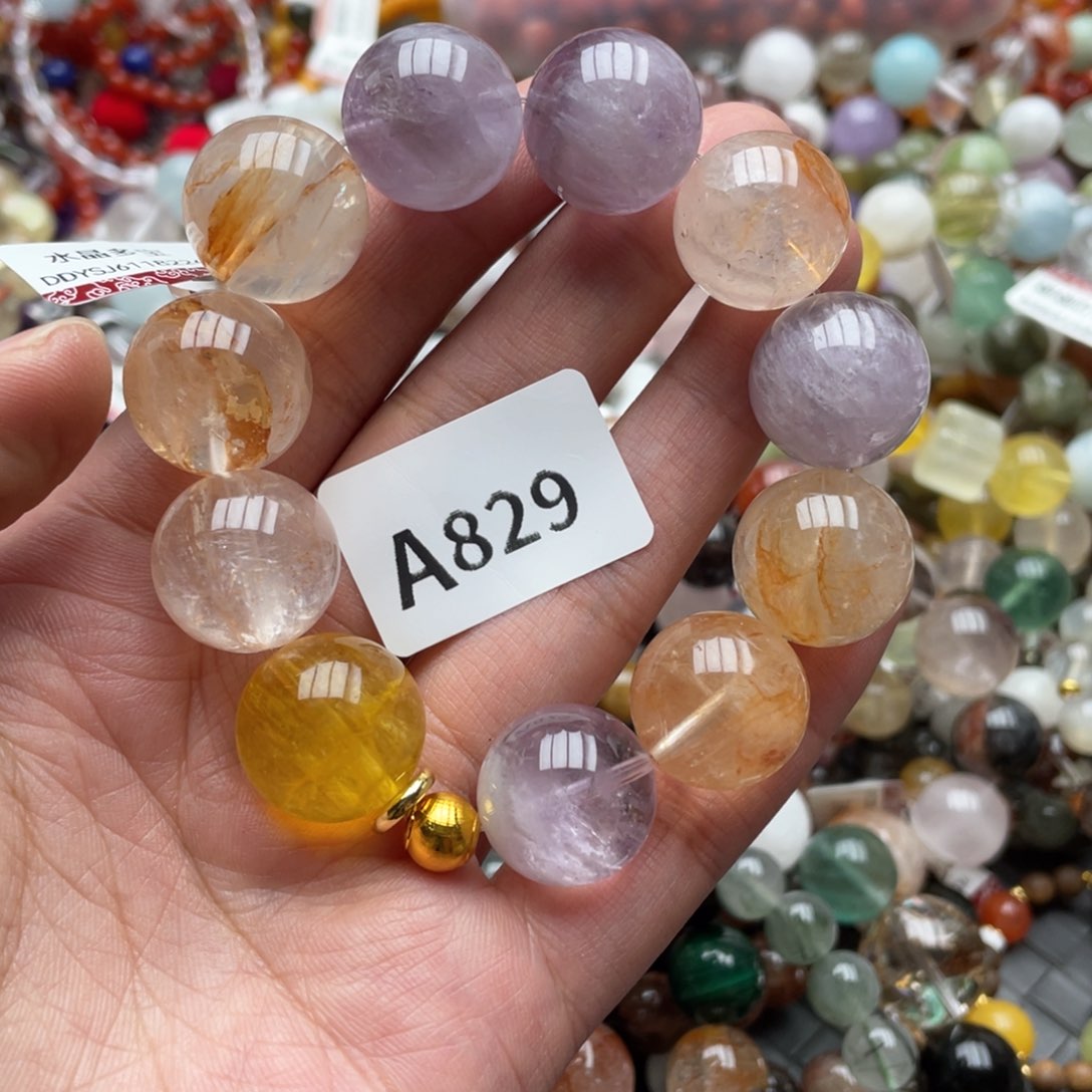 未镶嵌手链水晶手串