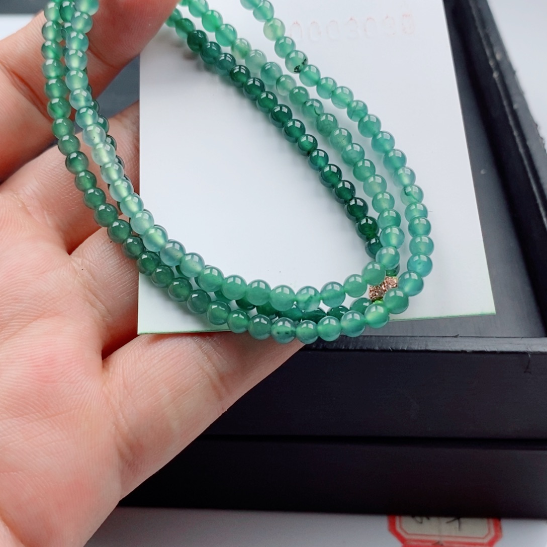 翡翠未镶嵌手链手串