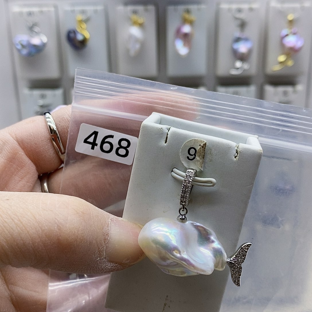 颈饰合金淡水珍珠