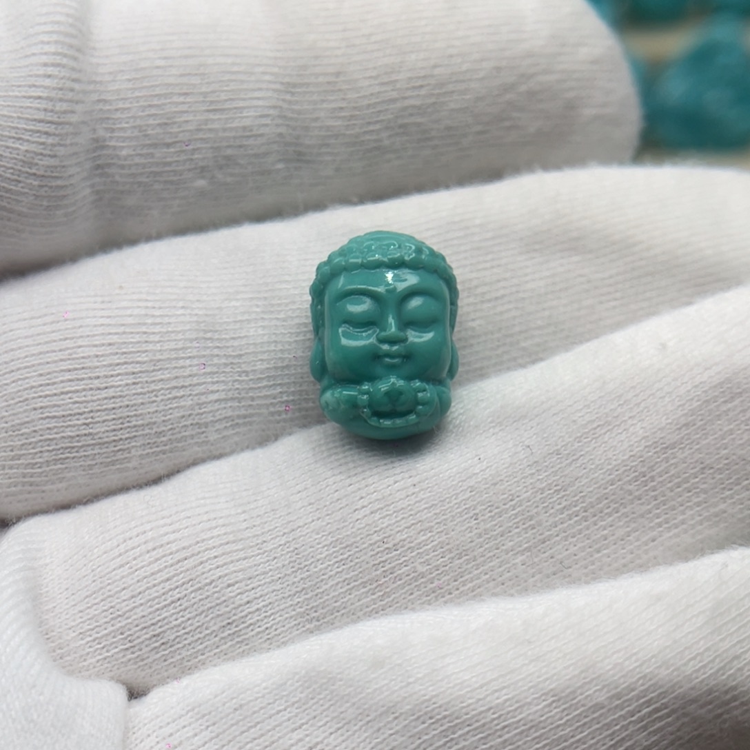 绿松石未镶嵌颈饰卡10-15.6-9.3