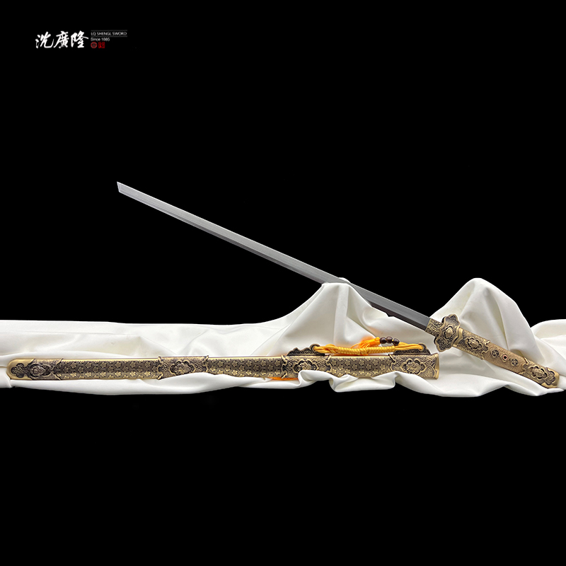 龙泉沈广隆- 断浪唐刀 烧刃 唐横刀宝剑 手工 未开刃