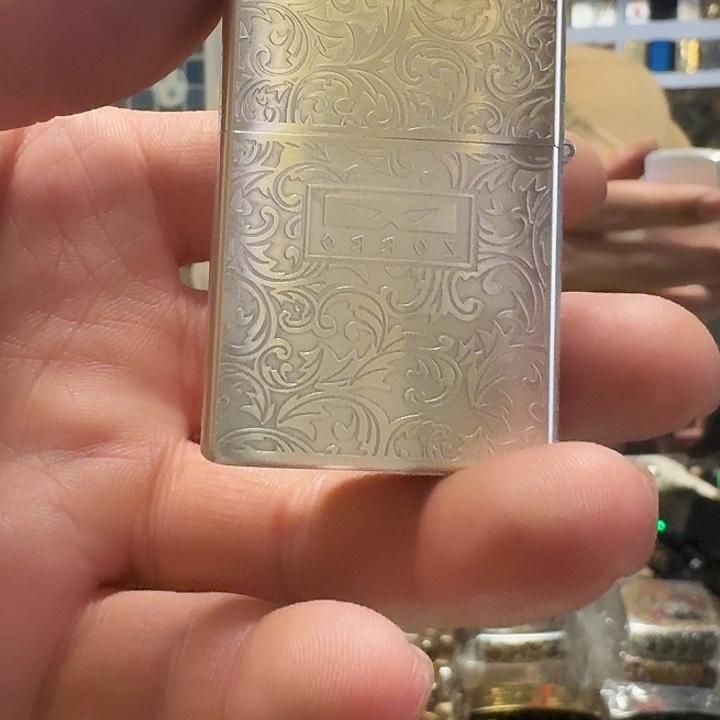 佐罗二代包银唐草打火机