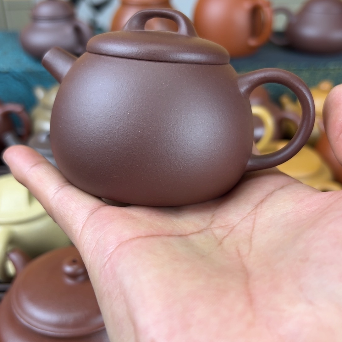 紫砂茶壶半手工巨轮