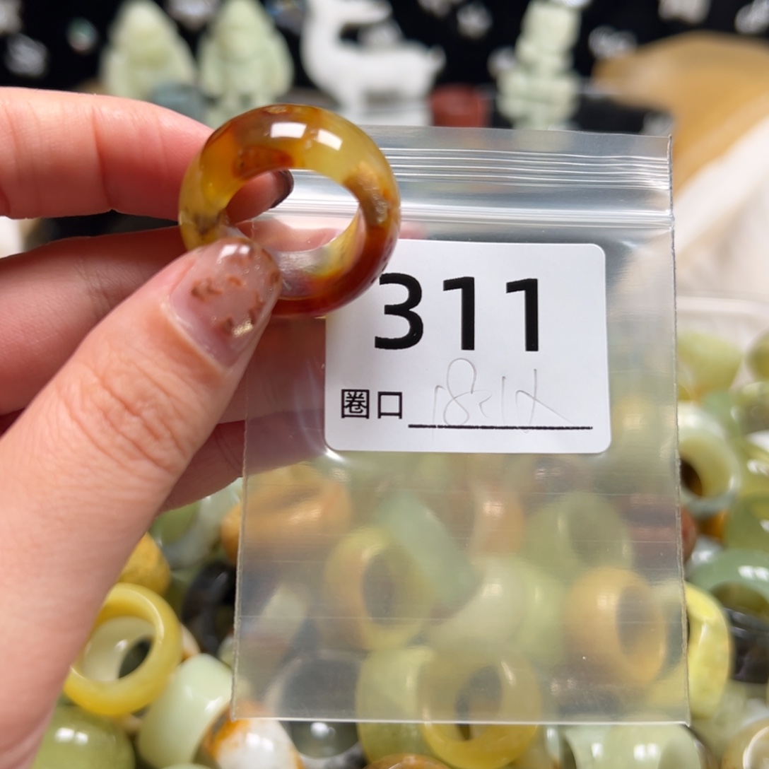 5***Ծ蛇纹石玉未镶嵌戒指