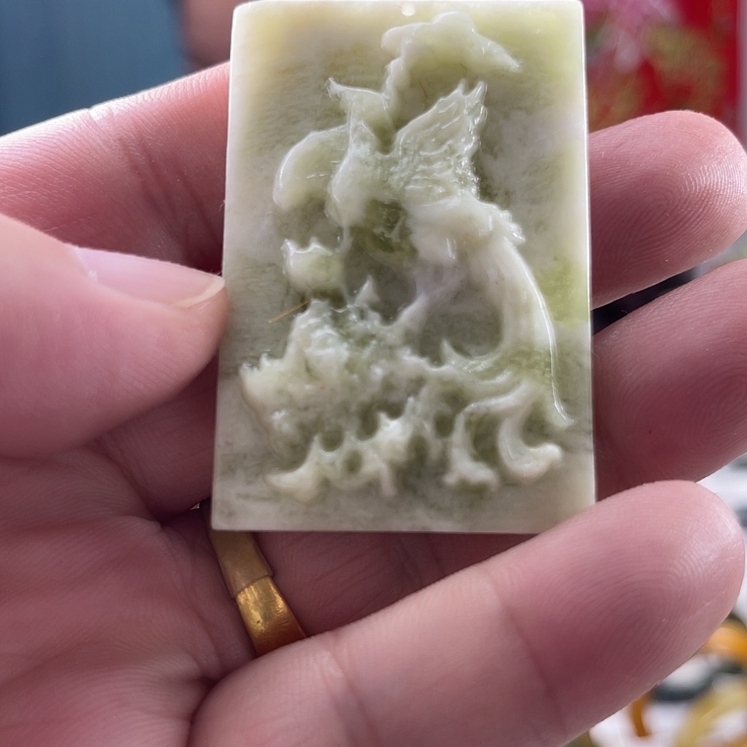 未镶嵌蛇纹石玉手链挂件