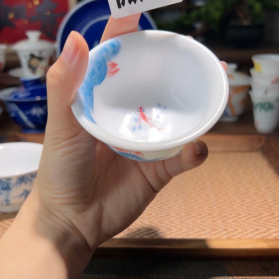 【闪购商品】微瑕 手绘  压手杯