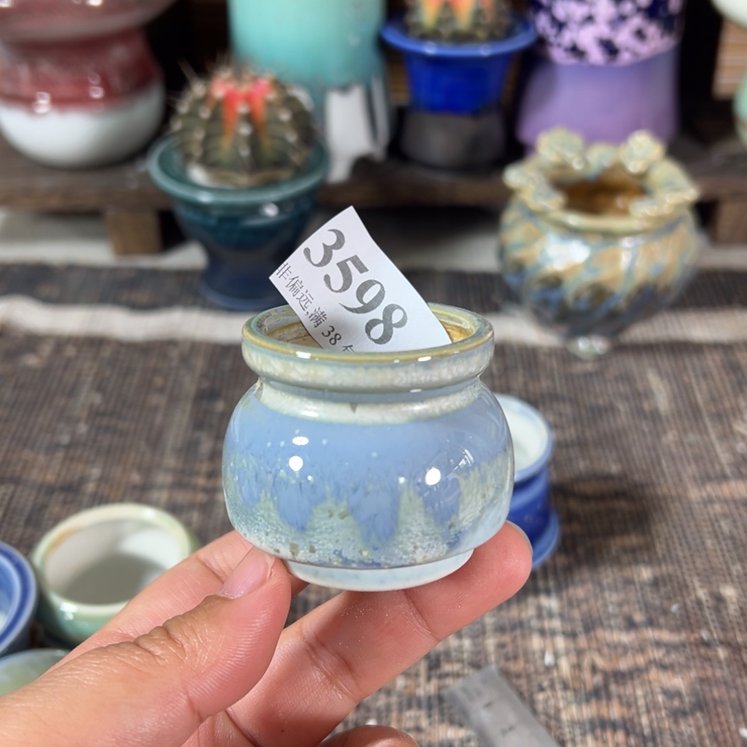 红陶景德镇手工花盆