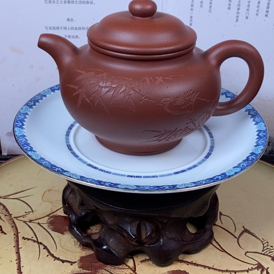 紫砂茶壶山****司容量宜兴紫砂壶