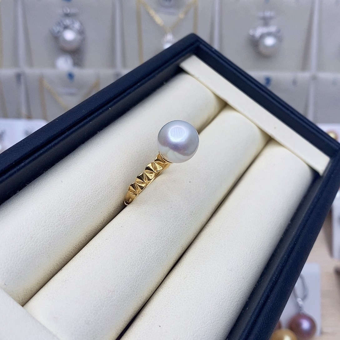 淡水珍珠颈饰银S925镶嵌