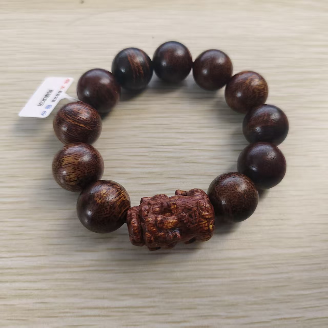 【福瑞文玩】昆仑梅格沉香木作手串20mm-Z355