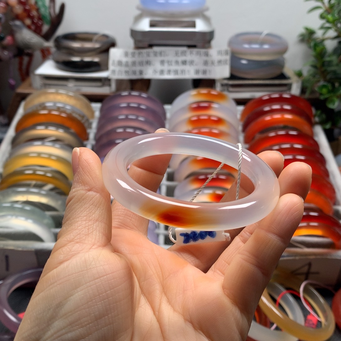 手镯玛瑙/玉髓未镶嵌@**～