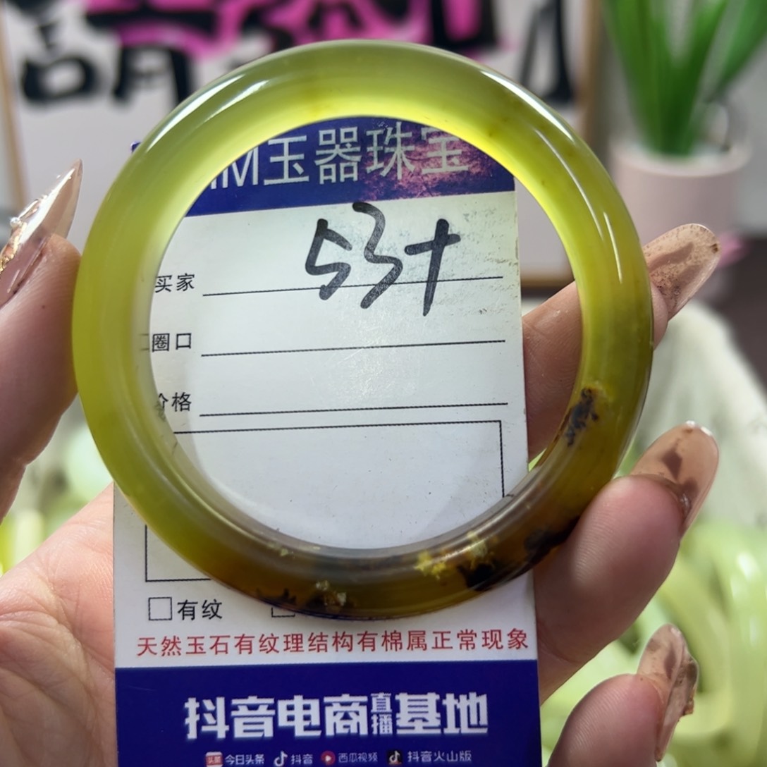 蛇纹石玉手镯未镶嵌446