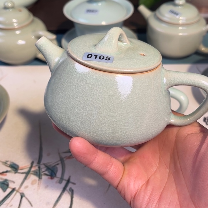 杯子瓷0105 青鸾汝瓷汝州发货