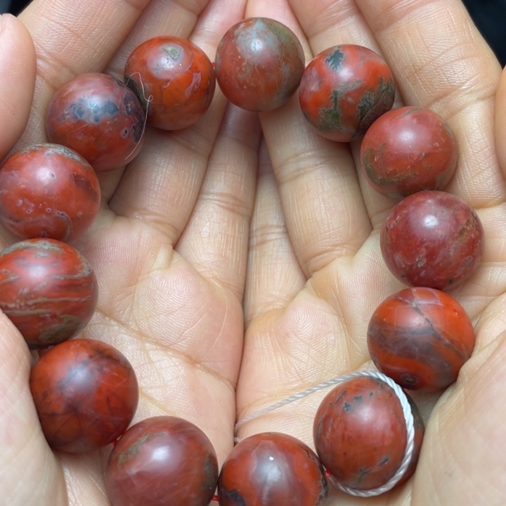 南红玛瑙手串18未镶嵌