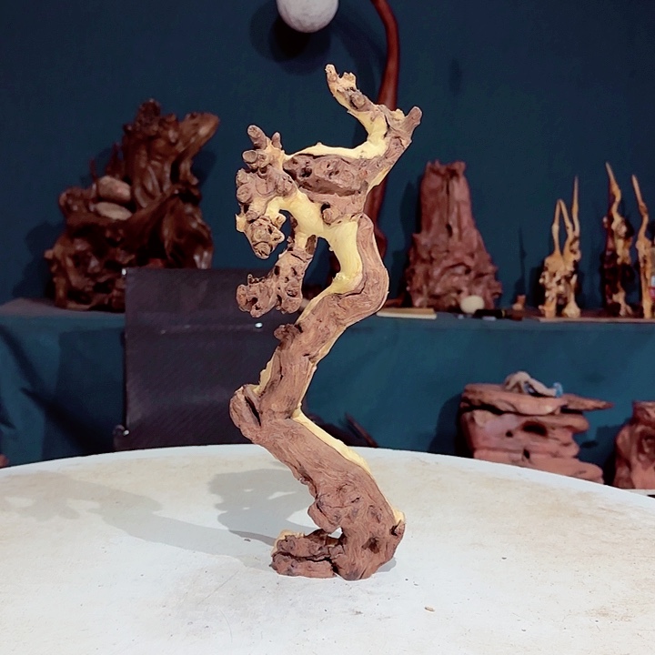 黑果木悍**械243金丝红木羊蹄甲半成品