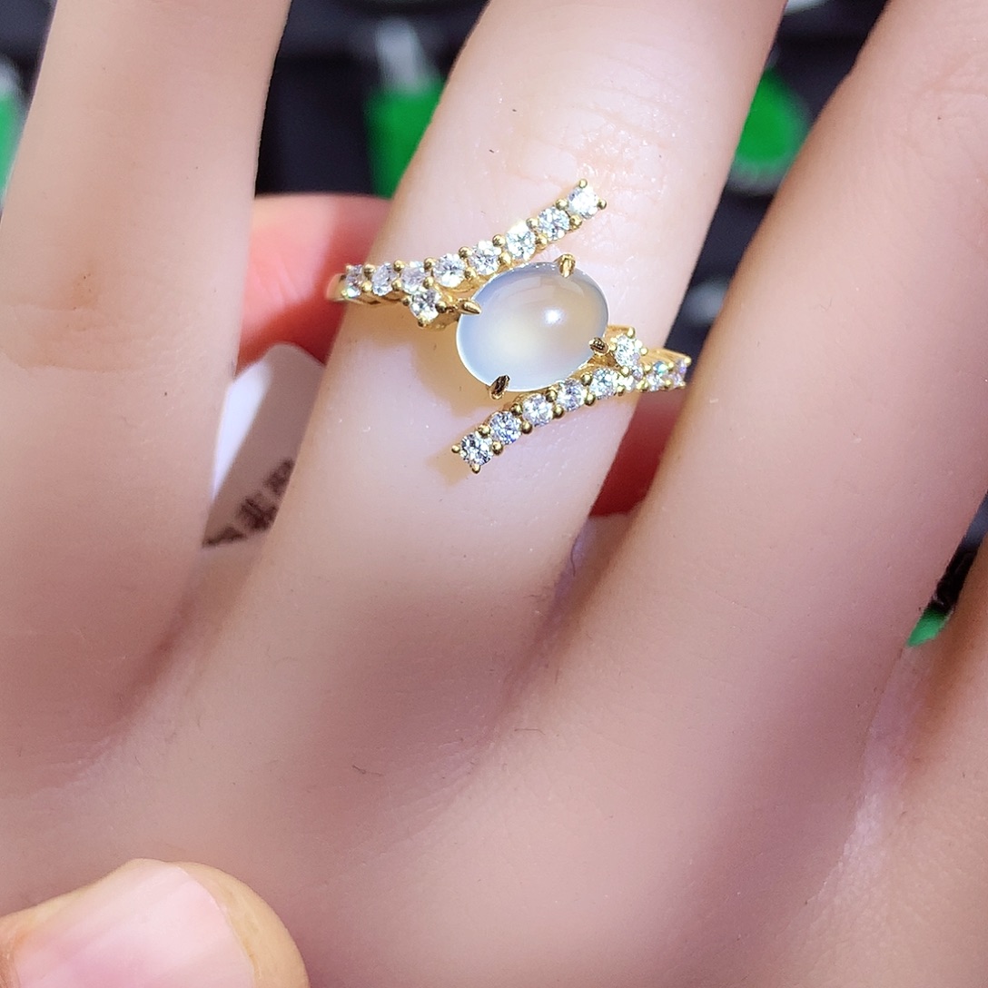 翡翠颈饰18K金镶嵌上新