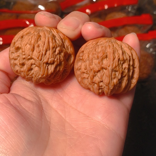 文玩核桃把件磨盘38