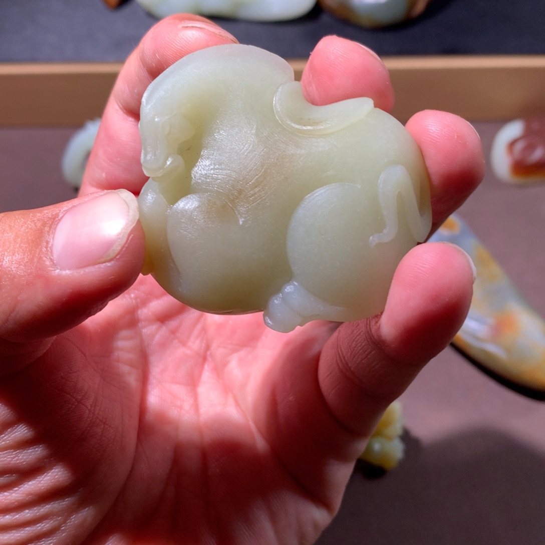 和田玉（糖玉）未镶嵌挂件