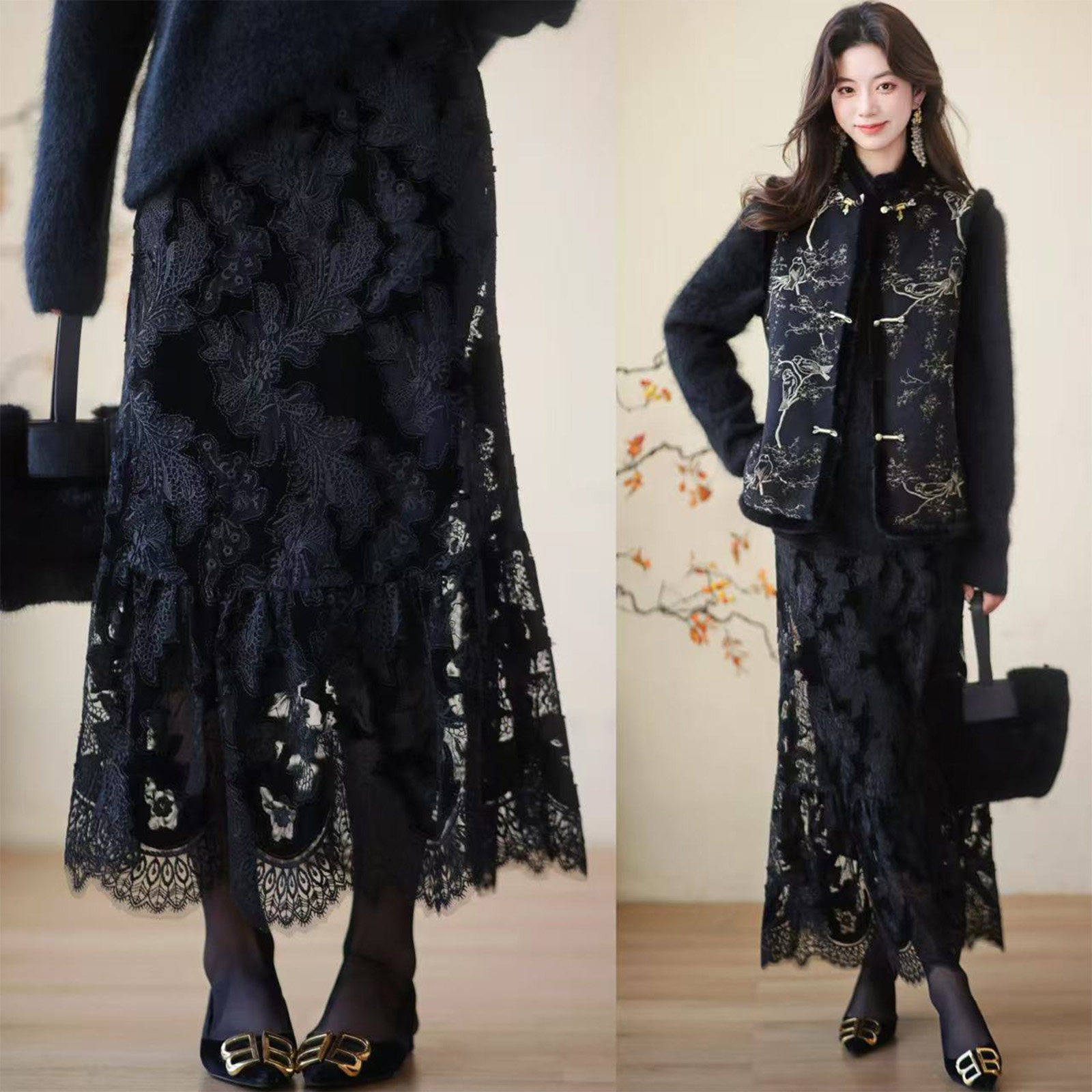 【赵大喜】半岛迷香.半裙 | 定制蕾丝/鱼尾半裙