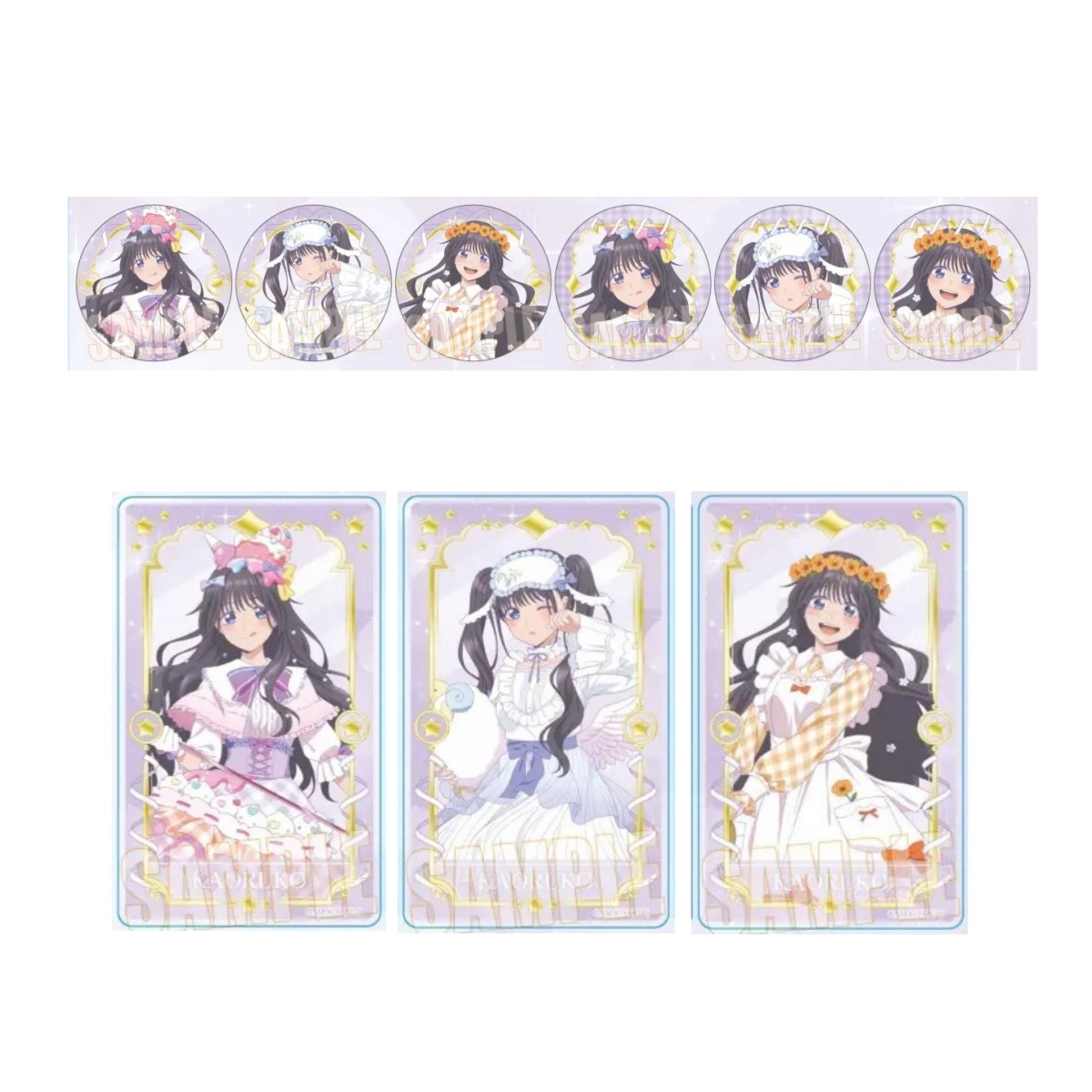 花薰凛然 薰子个人池吧唧/亚克力卡 日版正版盲盒代拆