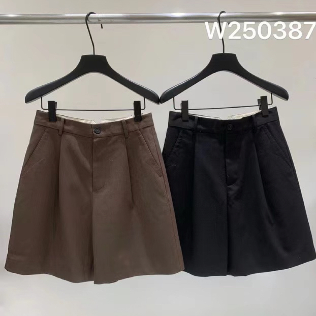 【BAI】韩系短裤女秋季新款显瘦A字阔腿裤百搭250387