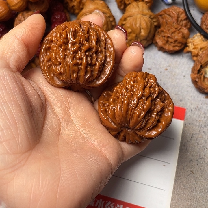 北***手吊坠文玩核桃四座楼