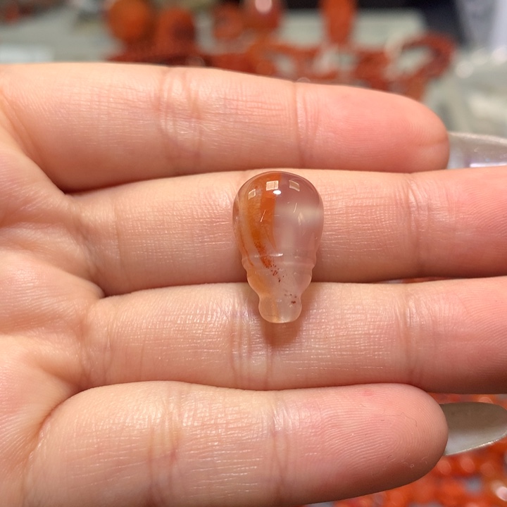 【闪购商品】南红玛瑙未镶嵌三通