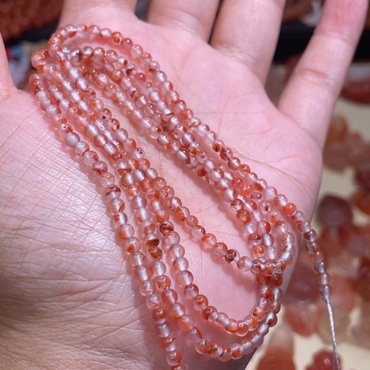 南红玛瑙小米珠3m+未镶嵌1249
