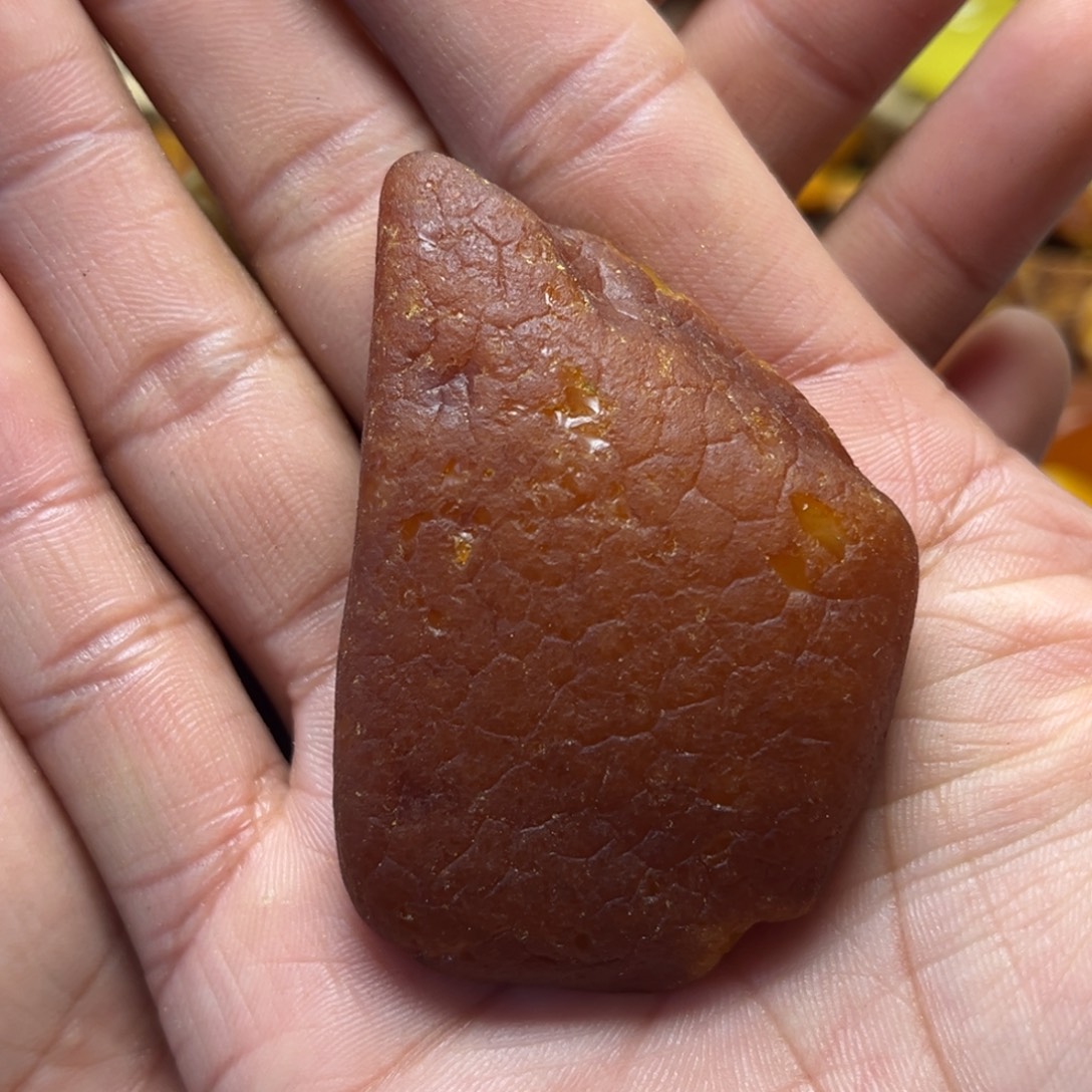 睿***财定制琥珀未镶嵌蜜蜡定制指环