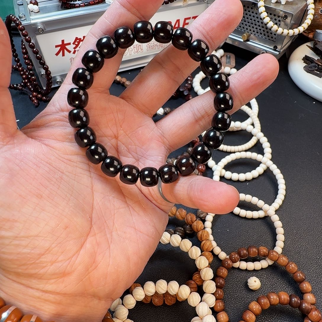 檀香紫檀（小叶紫檀）手串/手链乌木老型