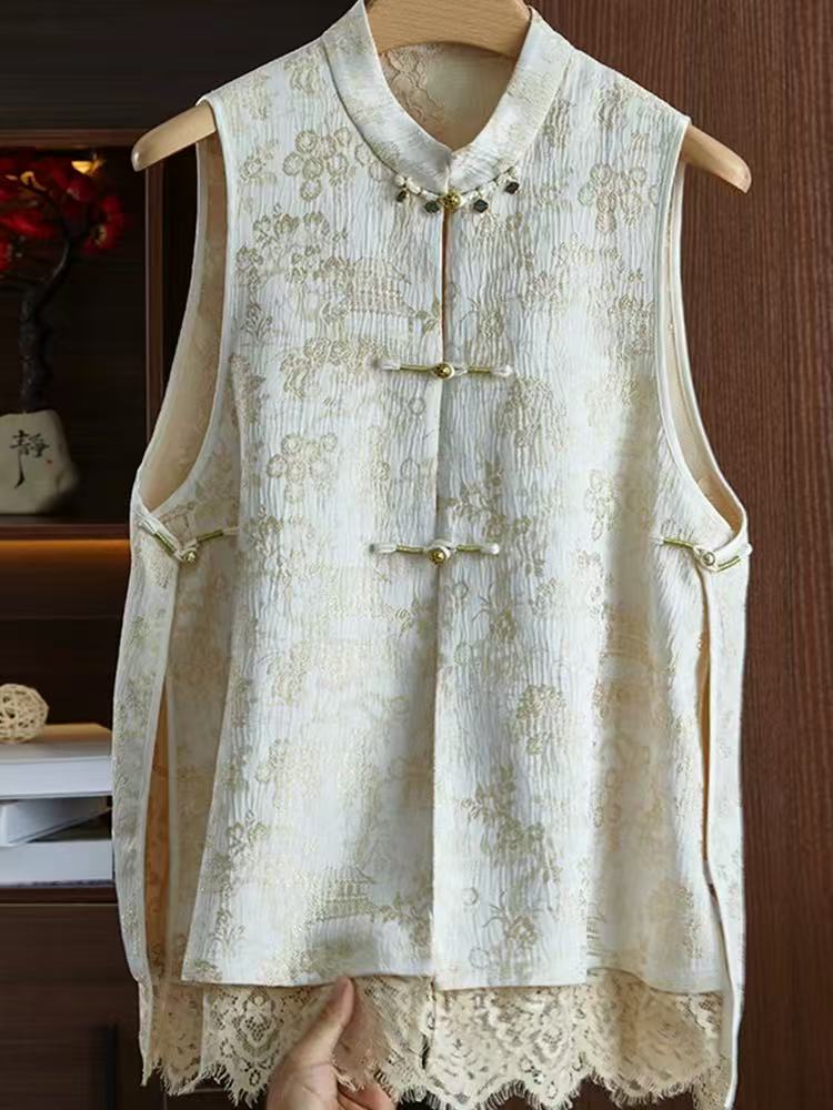 S-3-364国风马甲提花叠穿