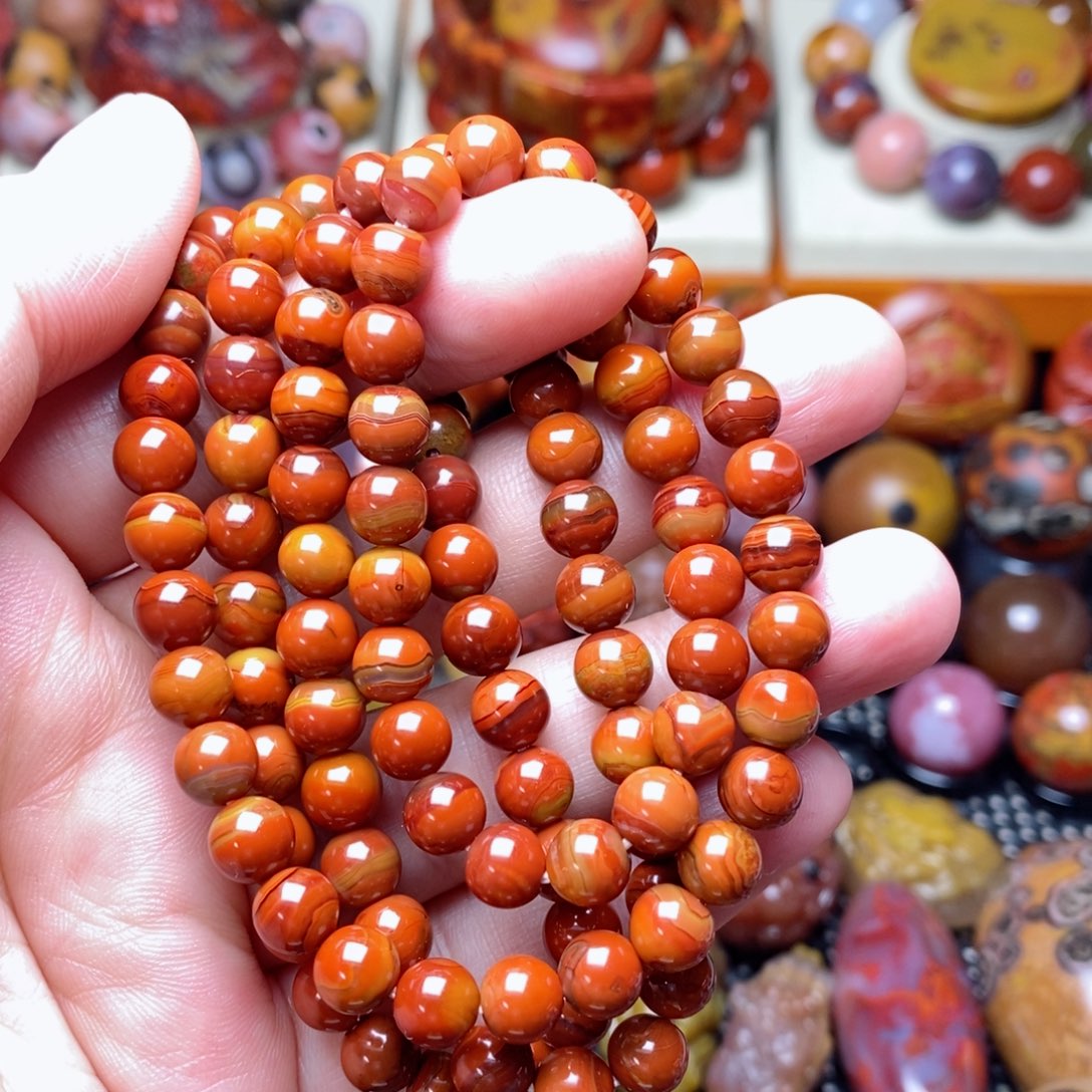 玛瑙/玉髓战国红玛瑙未镶嵌