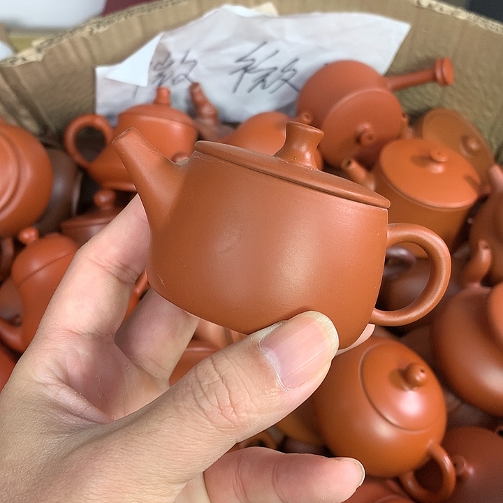 原矿朱泥茶具茶壶家用100