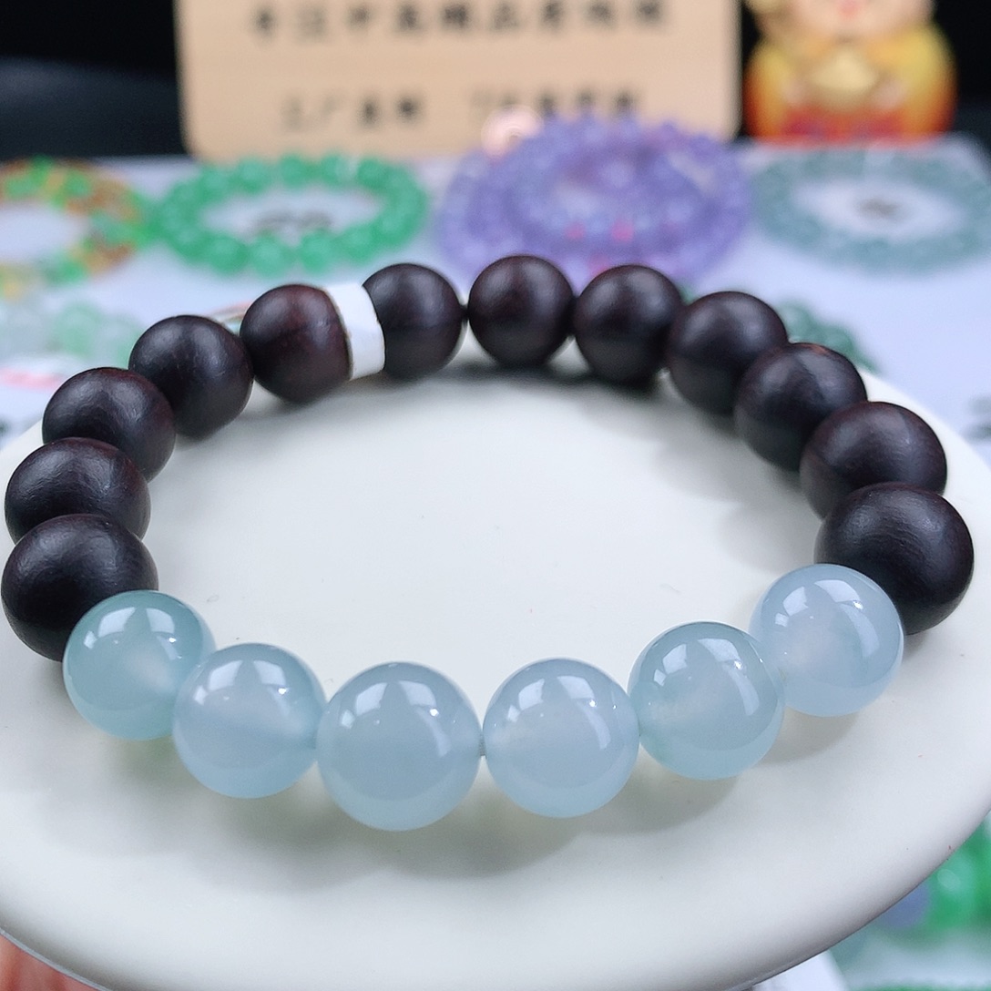 翡翠手链未镶嵌卡10