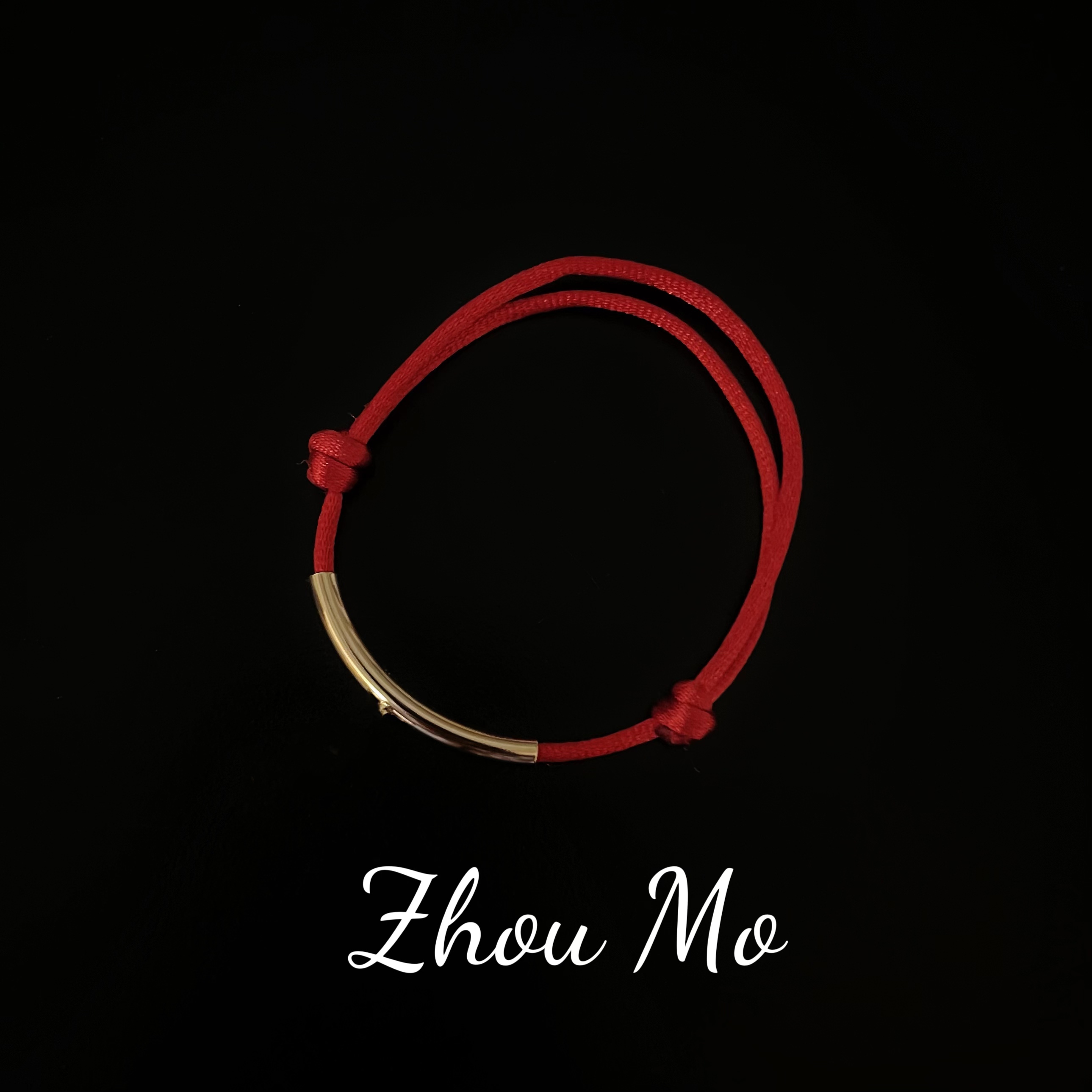 铜合金手链 【MOMO】气质百搭红绳吊坠手链 B-208