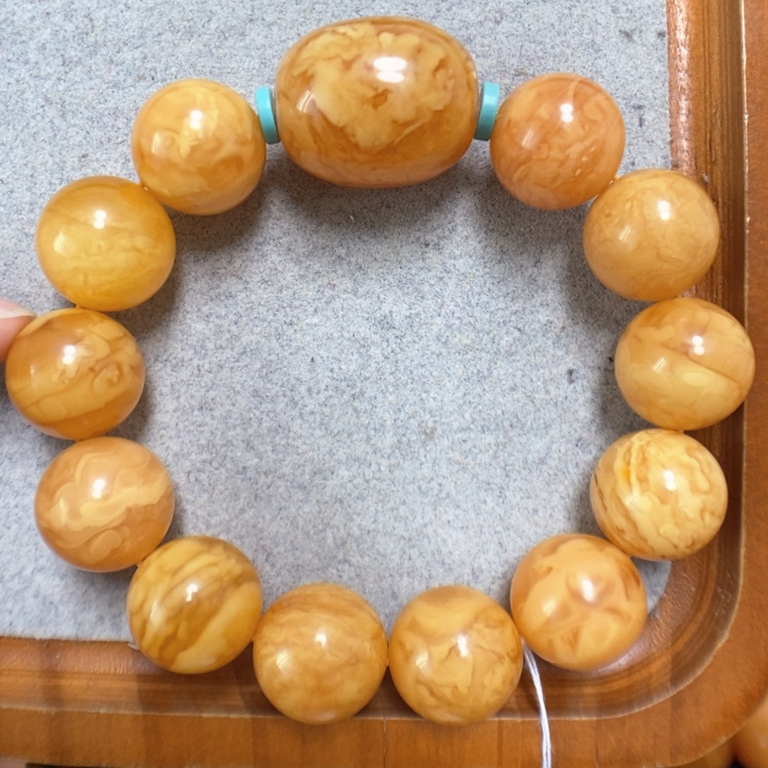 蜜蜡手串未镶嵌蜜蜡手串