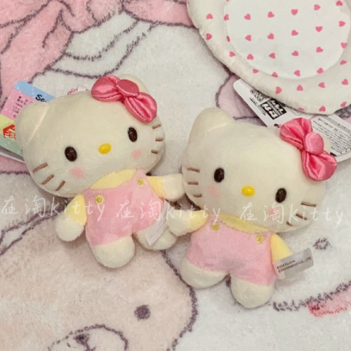 不二家联名可爱hellokitty包包挂件挂饰毛绒挂件