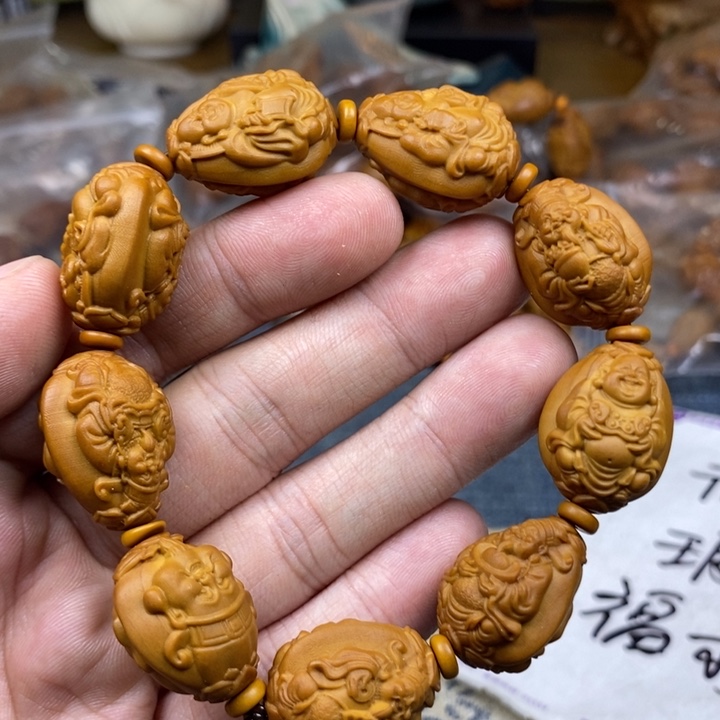 橄榄核手串/手链橄榄核雕工艺手串