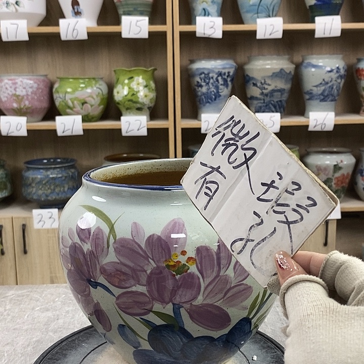 缸13xc景德镇陶瓷花盆