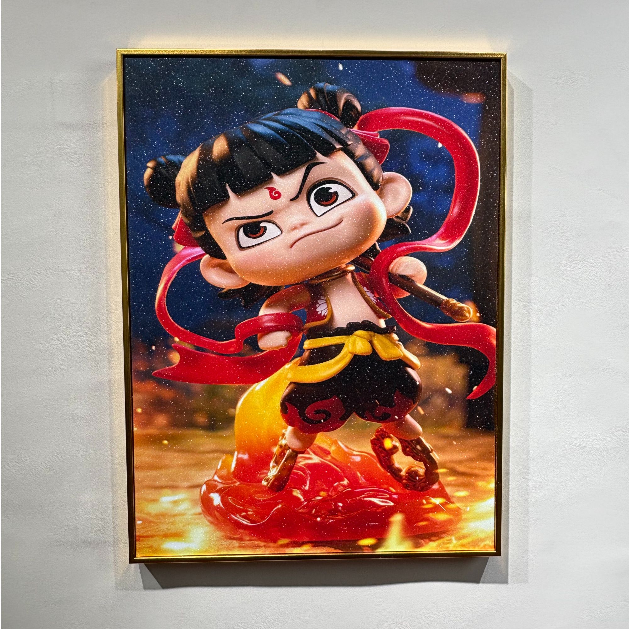 哪吒客厅餐厅装饰画现代简约风格创意014