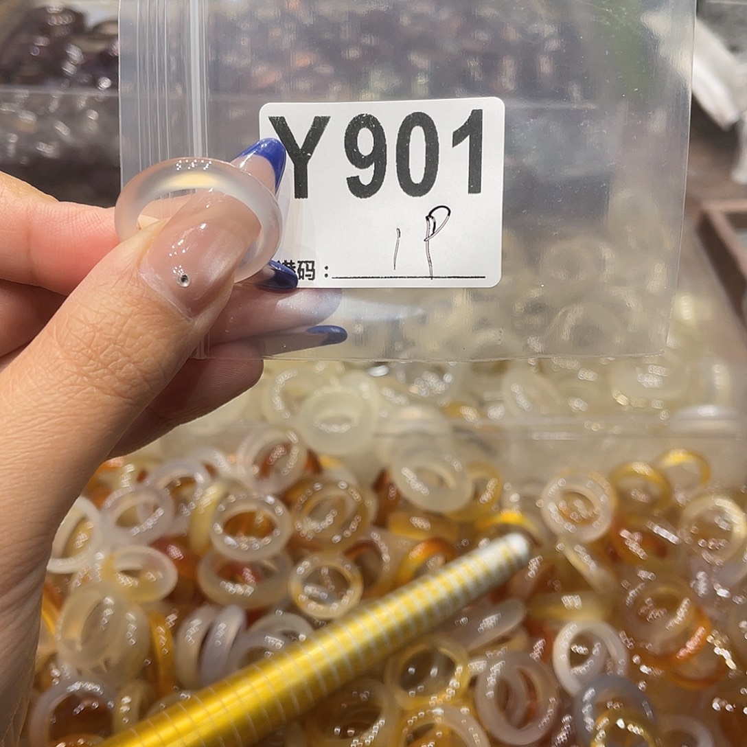 玛瑙/玉髓未镶嵌戒指901
