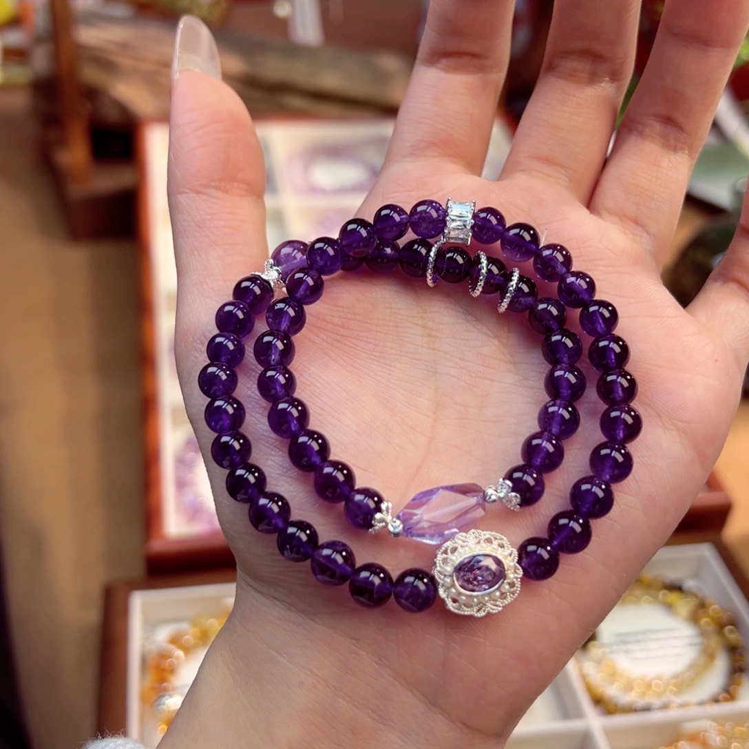 水晶手链未镶嵌紫水晶