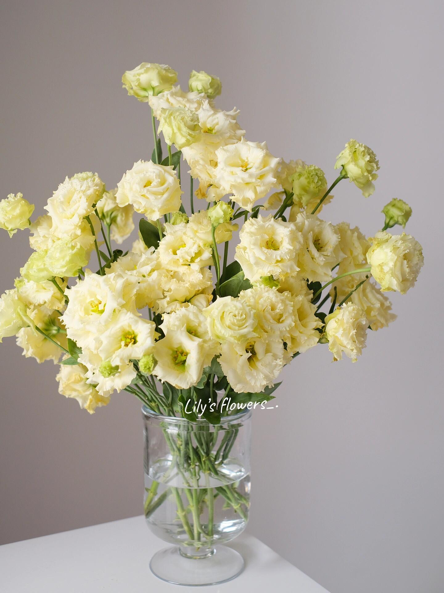 【花满堂】鲜花 奶油黄洋桔梗 任意两单包邮 发货后不支持退款