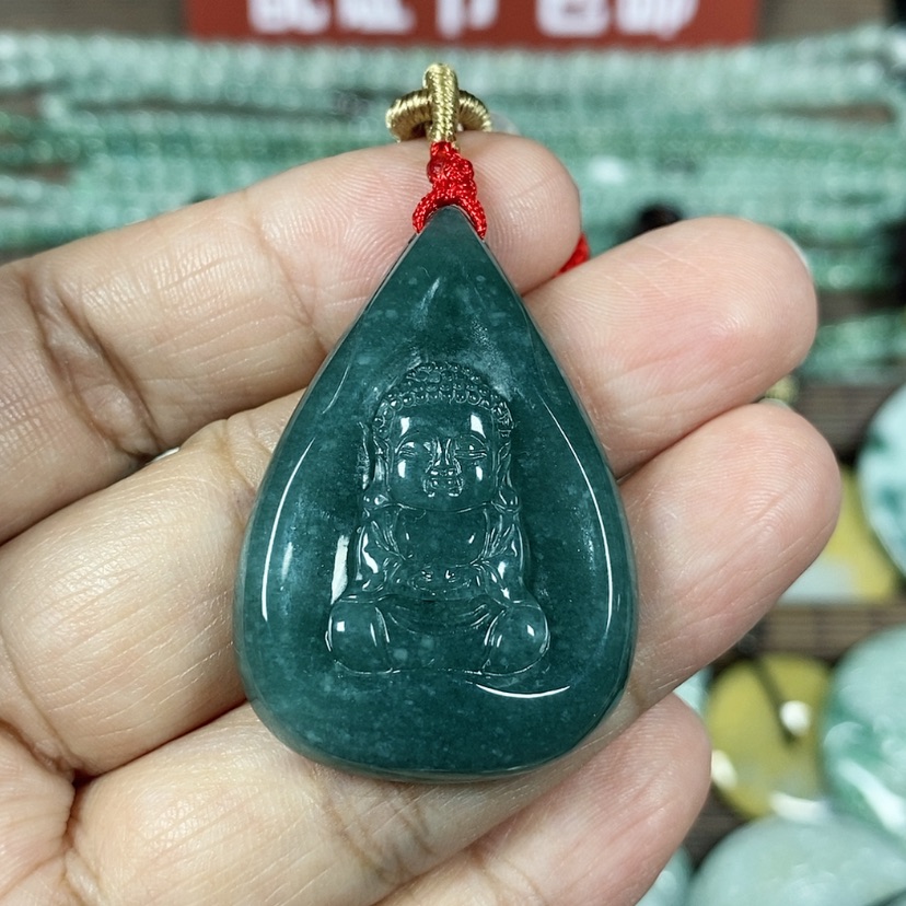【闪购商品】翡翠颈饰未镶嵌玉吊坠翡翠玉宝宝佛
